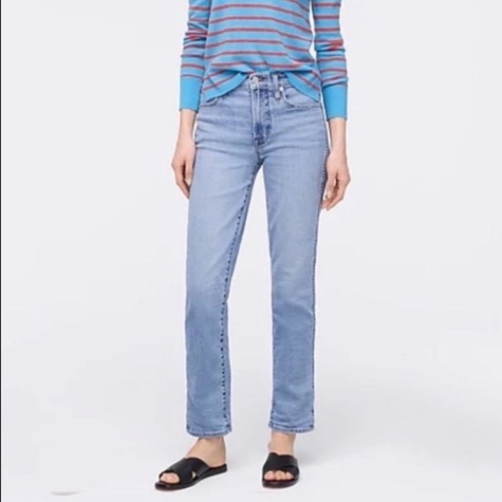 J.Crew vintage straight jean in pale pool wash